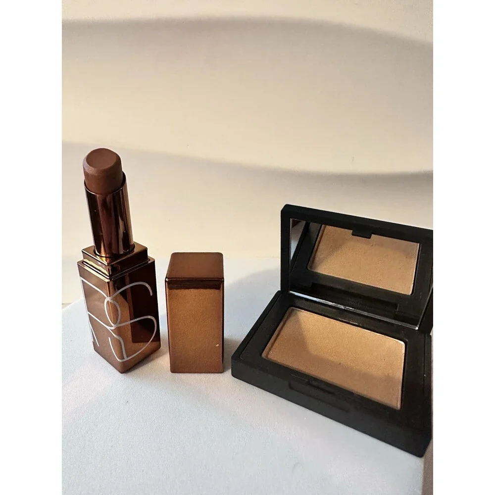 NARS Laguna Afterglow Lip Balm + Bronzing Powder Mini Set ~ New In Box